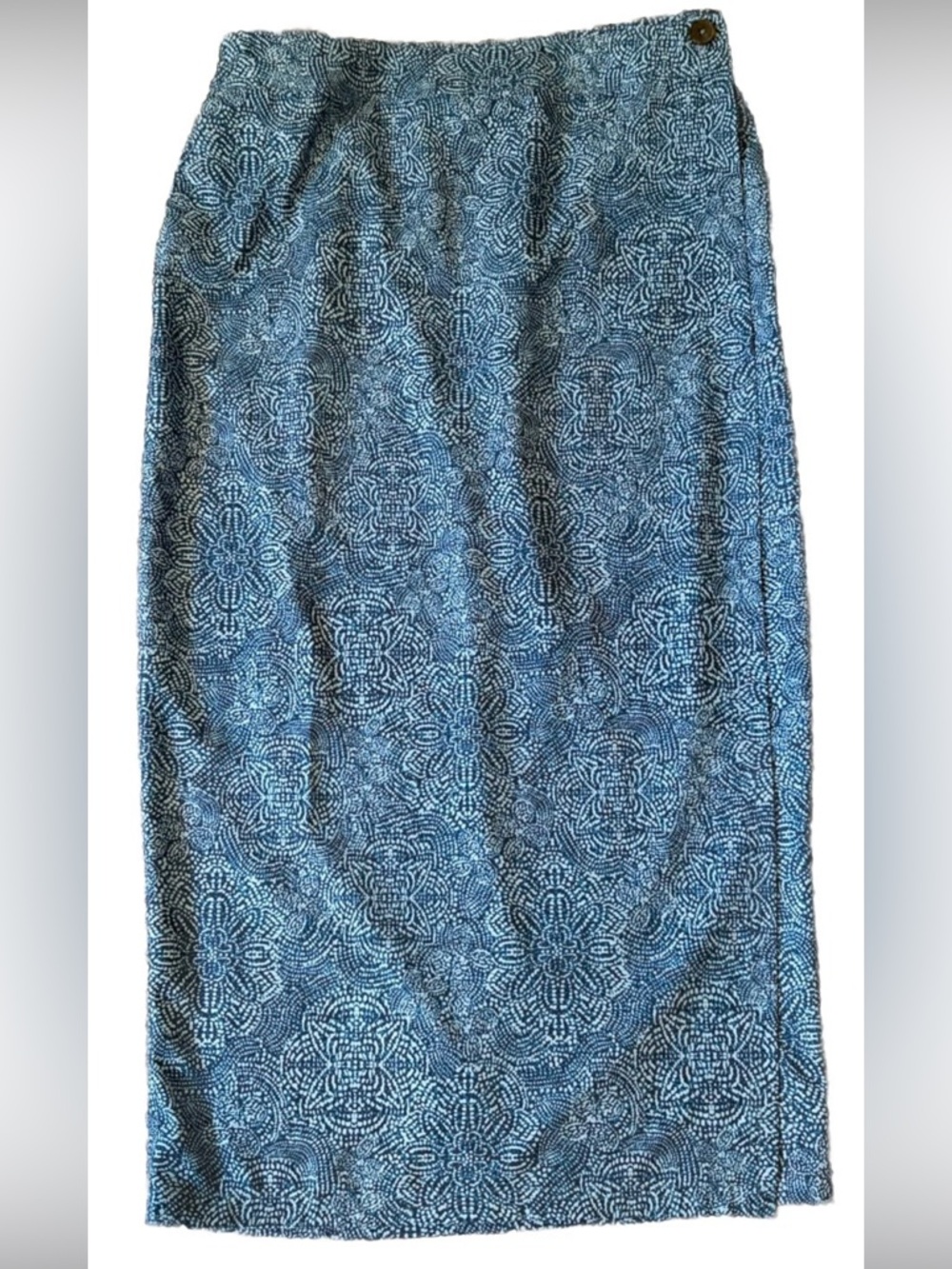 Ripskirt Hawaii Casella Midnight Wrap Skirt Size L Length 4